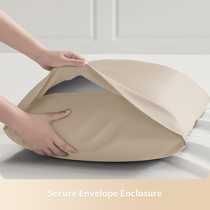 King Pillowcases, Cooling Viscose from Bamboo Pillow Covers - Image 7