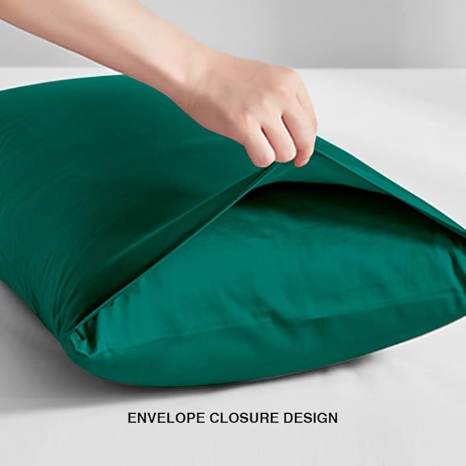 FLXXIE King Pillow Cases Set of 2, Soft Microfiber Pillow Covers - Image 5