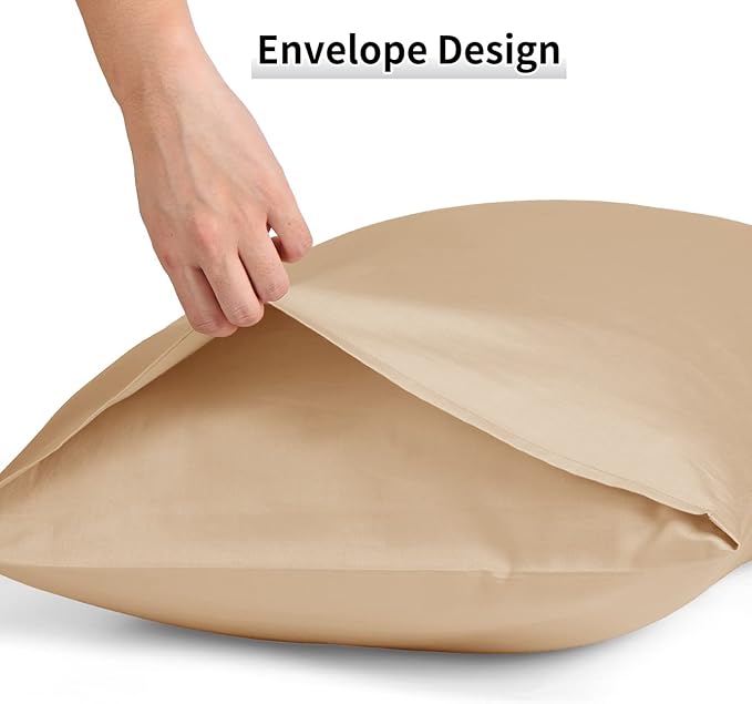 Warmstar Cotton Pillow Cases King Size Set of 2, 600 Thread Count Pillowcases - Image 5