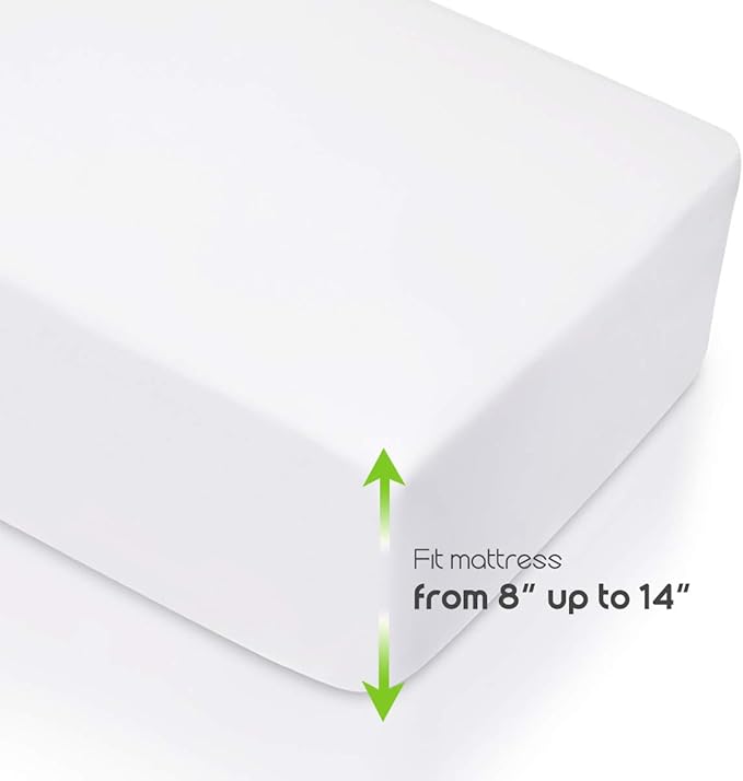 Fitted Sheet- COSMOPLUS King Fitted Sheet Only（No Flat Sheet or Pillow Shams） - Image 4
