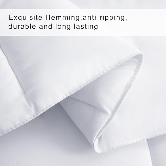 COHOME Queen Size Cooling Comforter, All-Season Quilted Down Alternative Duvet - Image 5