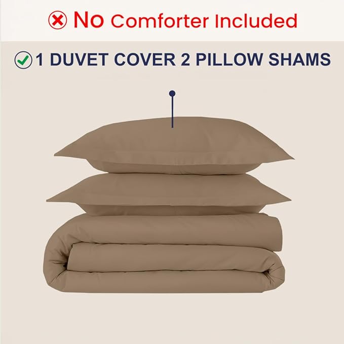 Kotton Culture 3 Pc 120"x120" Duvet Cover Set Super King Plus/Super Oversize - Image 2