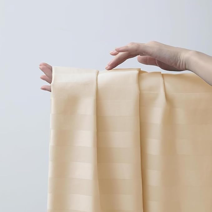 2-Pack Cotton TwinXL Flat Sheet Only, 600 Thread Count 100% Egyptian Cotton Top - Image 4