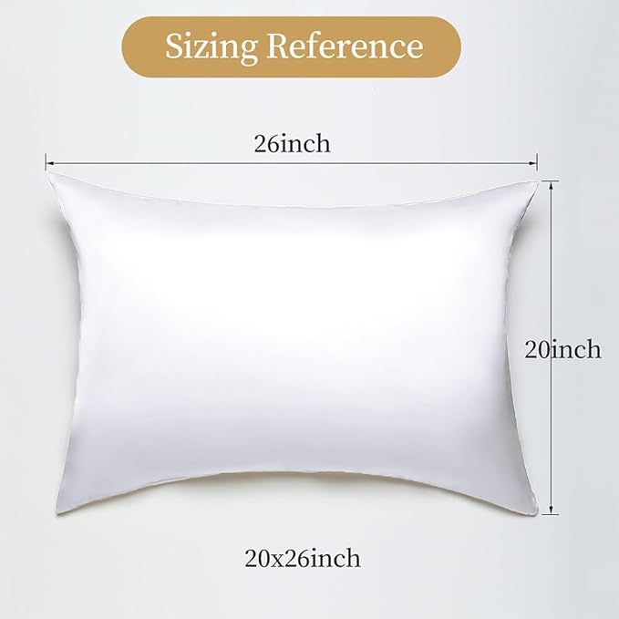 Mulberry Silk Pillowcase for Hair and Skin Standard Size 20"X 26" - Image 5