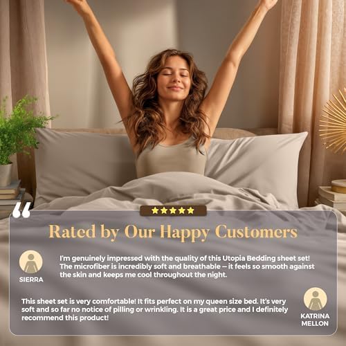 Utopia Bedding Twin Sheet Set – 3 Piece Bed Sheets - Image 7