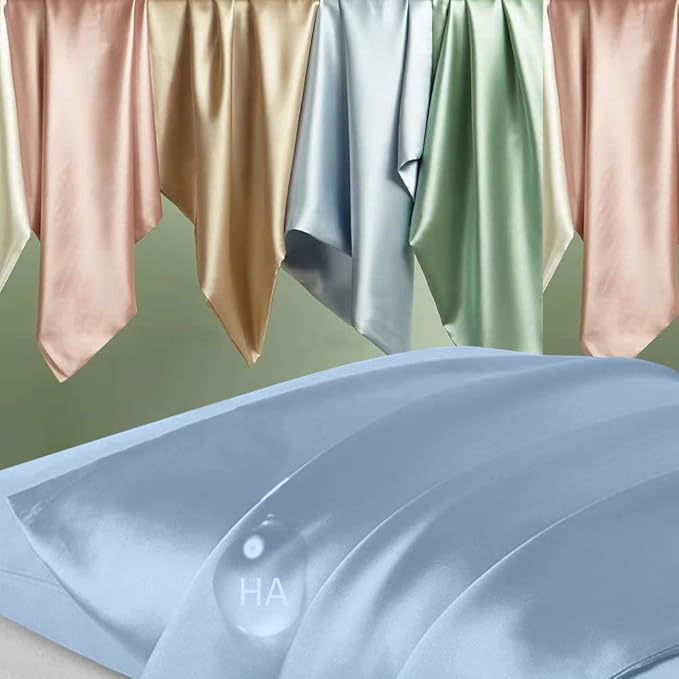 Silk Pillowcase for Hair and Skin, Mulberry Silk Pillow Cases Queen Size - Image 2
