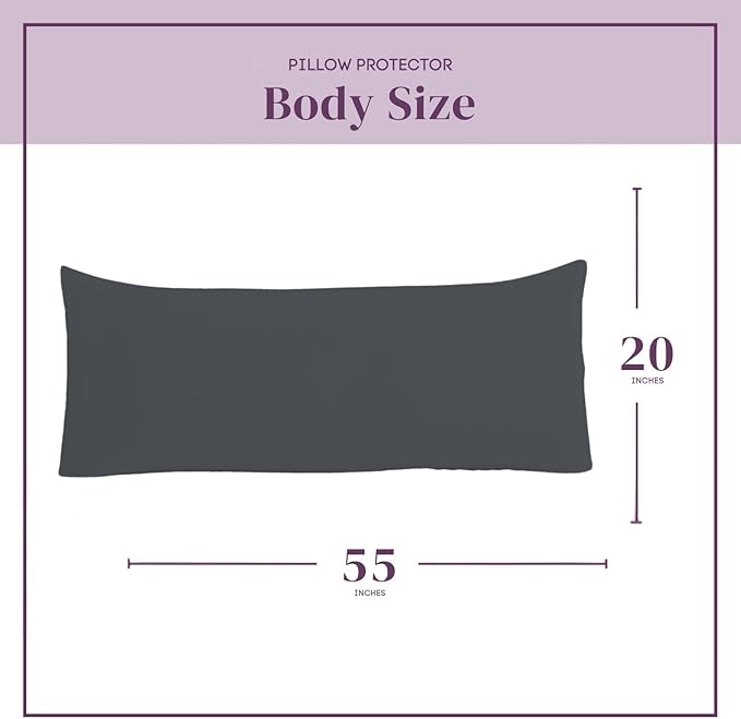 CirclesHome Pillow Protectors Single Pack Body Zippered - Image 2