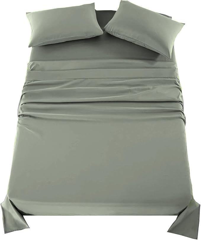 Kingnex Oversized King Flat Sheet 132x110 - Image 4