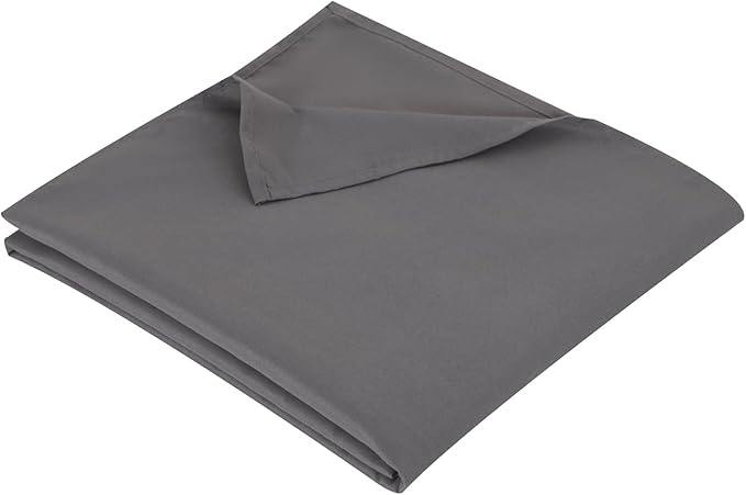 King Flat Sheet Only， 108x102Inch Dark Gray by Hotella
