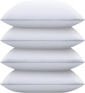 Piwaal Bed Pillows for Sleeping Queen Size Set of 4, Down Alternative Filling by Home