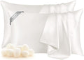 THXSILK Set of 2 100% Silk Pillowcase by THXSILK