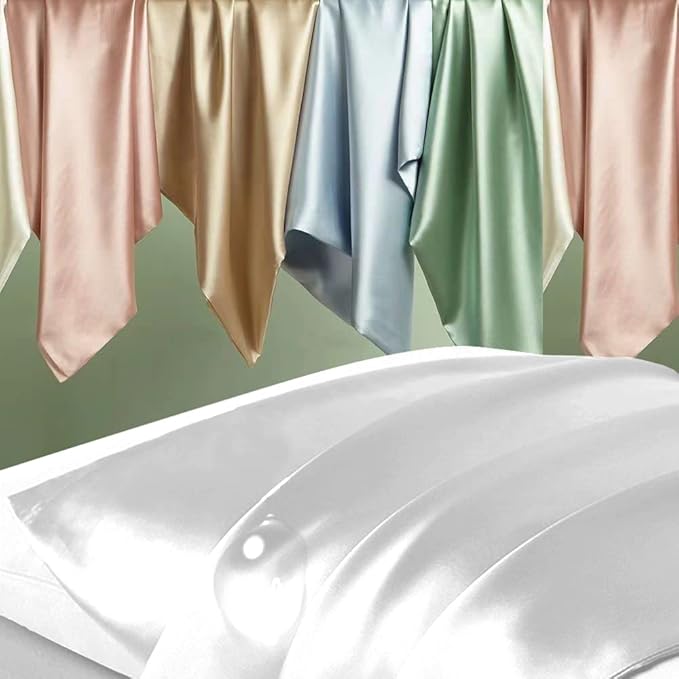 Silk Pillowcase for Hair and Skin, Mulberry Silk Pillow Cases King Size - Image 2