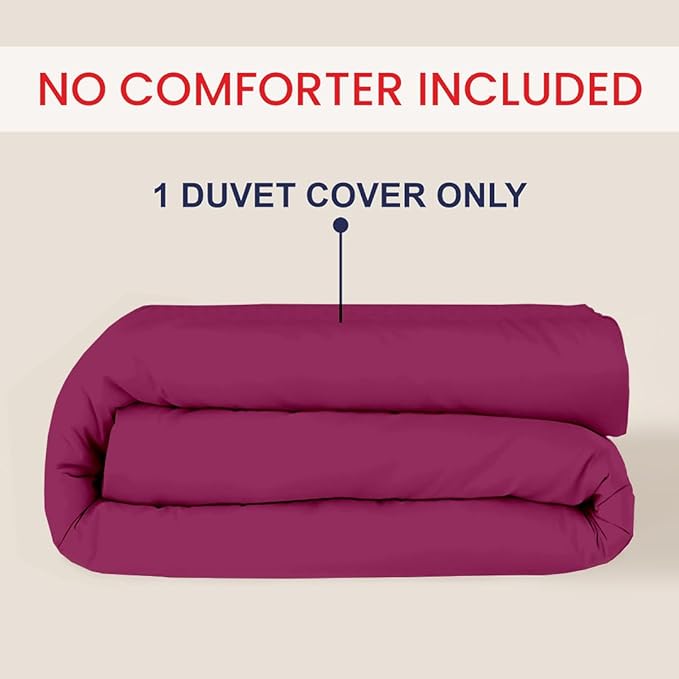Kotton Culture 1 Pc California King Duvet Cover Only-100% Egyptian Cotton 600 - Image 2