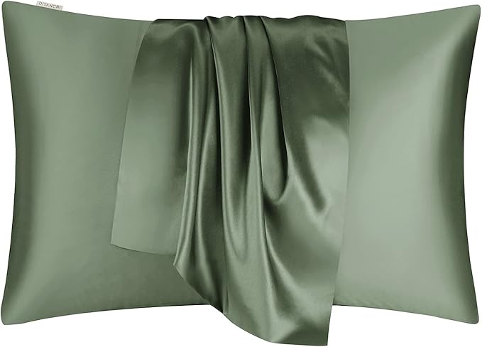DISANGNI Silk Indulgence Set: 22 Momme 100% Natural Mulberry Silk Pillow Case & - Image 8