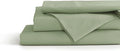 Linen Home 100% Cotton Percale Sheets Queen Size, Deep Pocket, 4 Pieces Set by LINENHOME