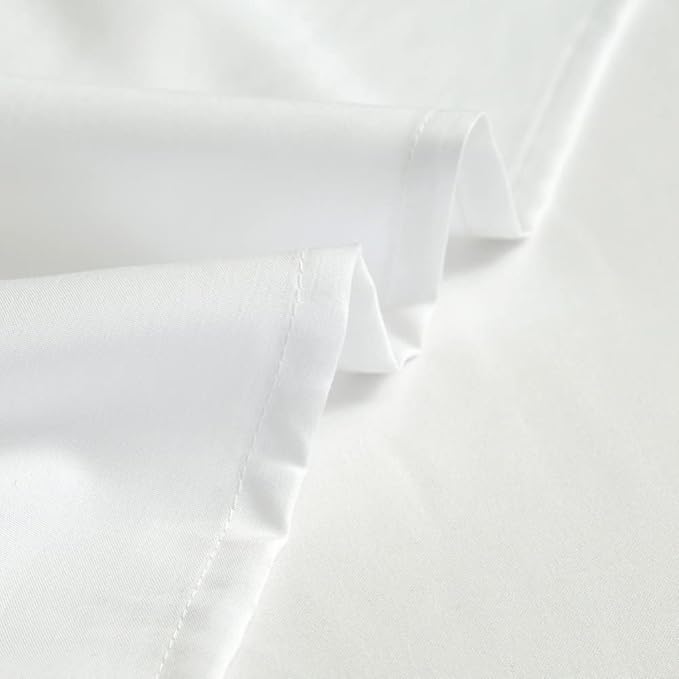 Microfiber Bedding Flat Sheet, Ultra Soft and Wrinkle, Stain Resistant Top Sheet - Image 4