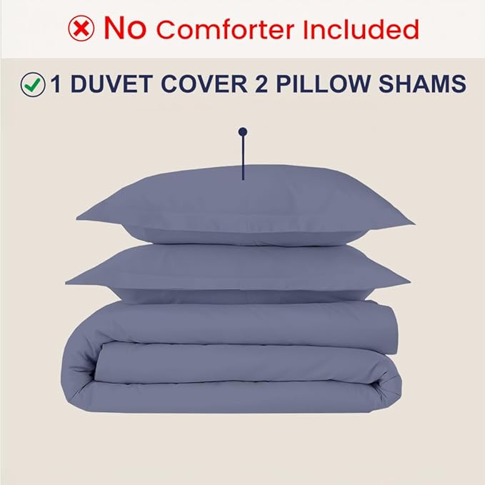Kotton Culture 3 Pc 120" x 98" Duvet Cover Set Oversized King 100% Egyptian - Image 2