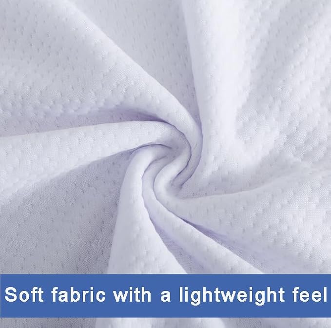 SHOUREN Mattress Topper Cover Only Full, 2-3 Inch Zippered Mattress Topper - Image 4