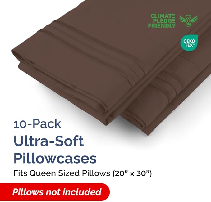 Queen Pillow Cases Set of 10 - Image 2