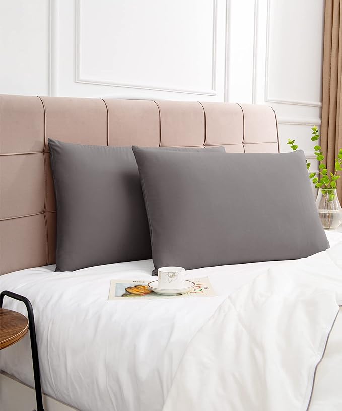Warmstar Cotton Pillow Cases Queen Size Set of 2, 600 Thread Count Pillowcases - Image 6