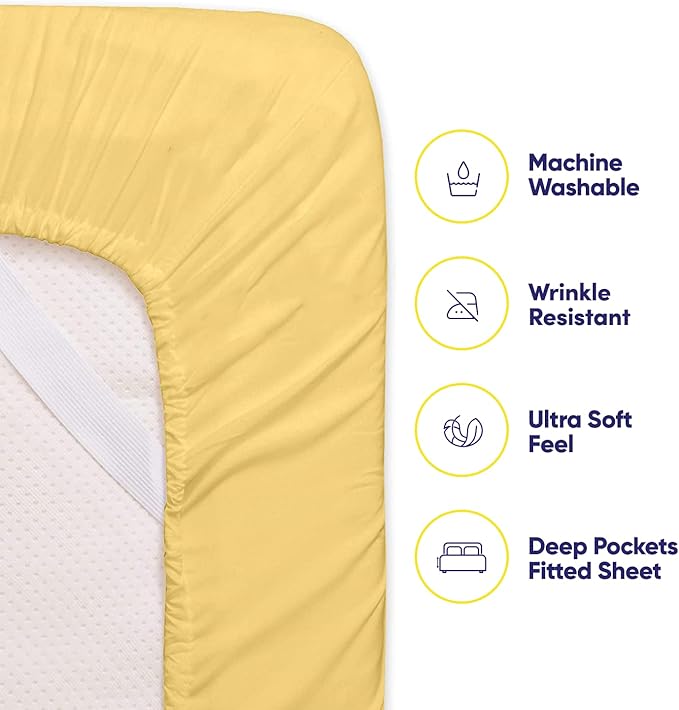 Sweet Home Collection 6 Piece 1500 Supreme Collection Brushed Microfiber Deep - Image 3