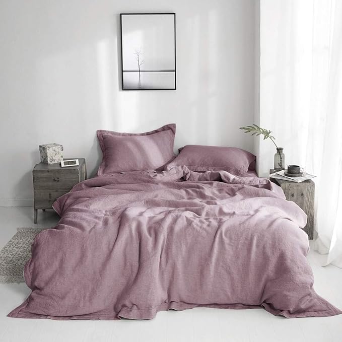 Simple&Opulence 100% Washed Linen Duvet Cover - Image 9
