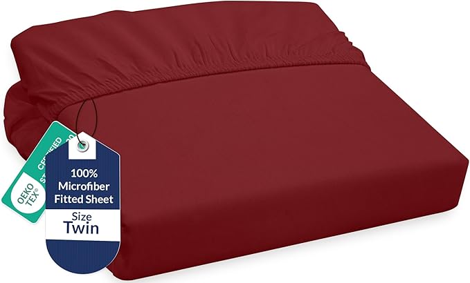 Royale Linens Fitted Sheet Twin by ROYALELINENS