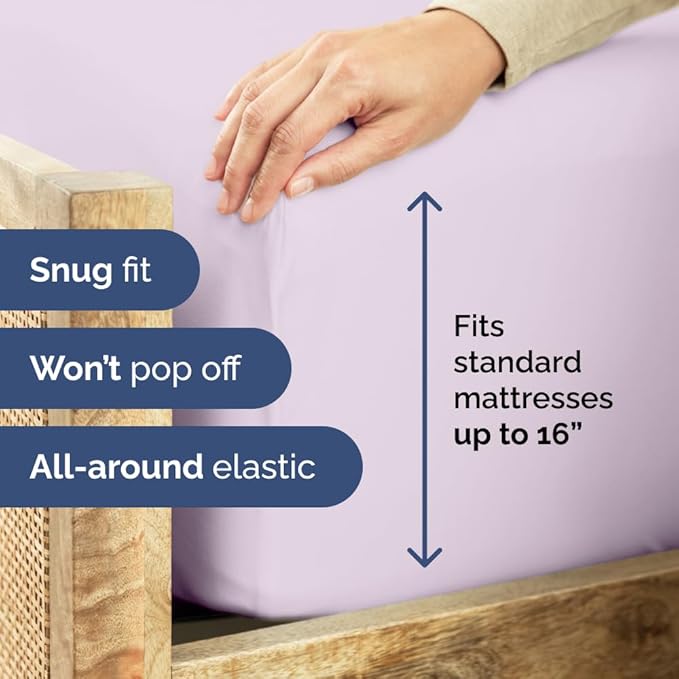 Queen Fitted Bed Sheet - Image 3