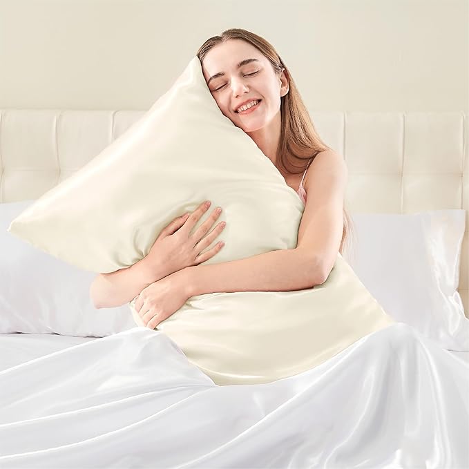 BEDELITE Satin Pillowcase with Zipper, Super Soft and Cooling Similar to Silk - Image 2