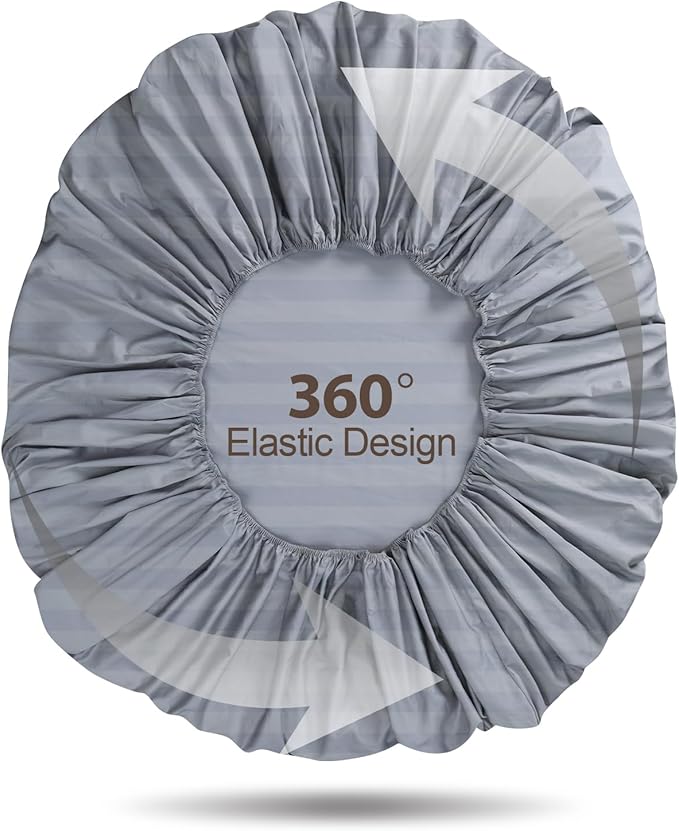 100% Egyptian Cotton Fitted Sheet CK Size, 600 Thread Count, Single Fitted - Image 8