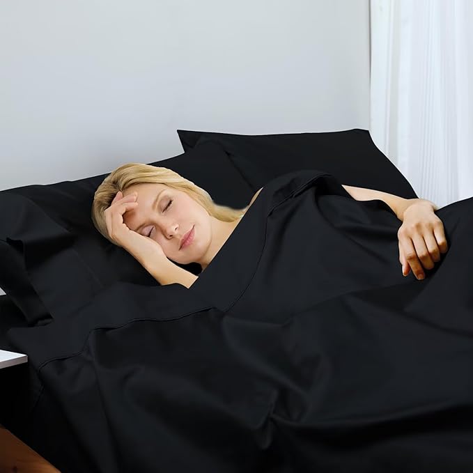 2-Pack Cotton King Flat Sheet Only, 600 Thread Count 100% Egyptian Cotton Top - Image 6