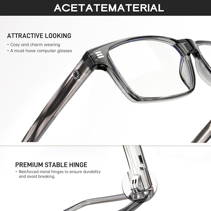 ANYLUV Blue Light Glasses Men Woman, Eye Strain Relief Eye Protection - Image 3