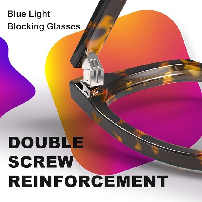 VISOONE Blue Light Blocking Glasses Square - Image 6
