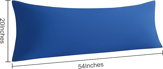 NTBAY Body Pillow Cases Set of 2, 2 Pack Brushed Microfiber 20x54 Pillow Cases - Image 5