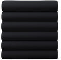 GOLD TEXTILES Twin Flat Sheet 6 Pack – Brushed Microfiber Top Sheets by GOLDTEXTILES