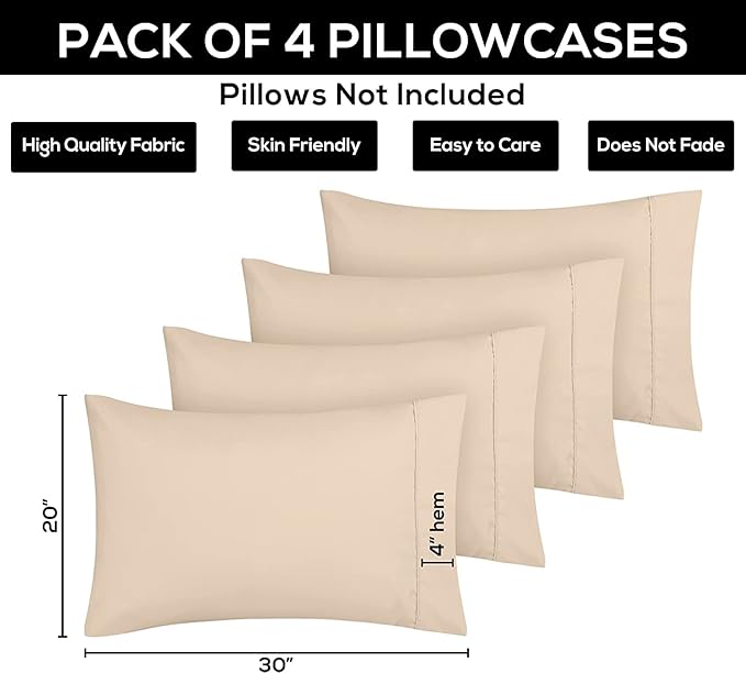 Utopia Bedding Queen Pillow Cases - Image 3