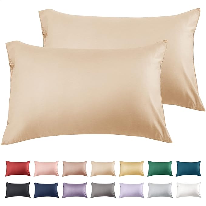Warmstar Cotton Pillow Cases Queen Size Set of 2, 600 Thread Count Pillowcases by Warmstar
