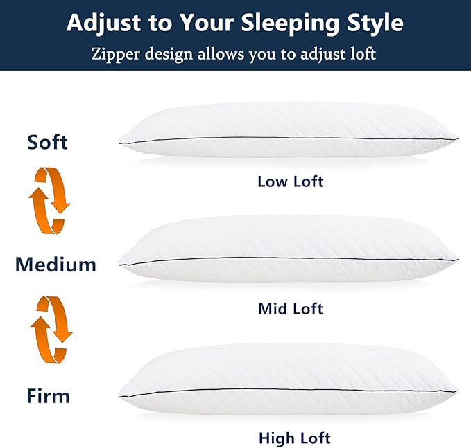 1 MIDDLE ONE Body Pillow, Memory Foam Body Pillows - Image 6