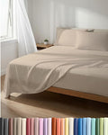 Lightweight 4 Piece Bed Sheet Set King Size by CGKUnlimited