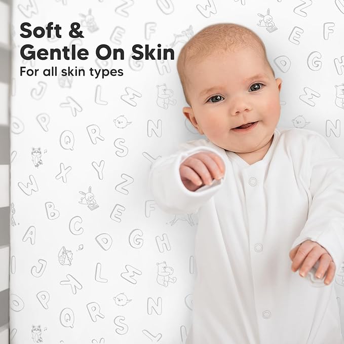KeaBabies 2-Pack Organic Crib Sheets - Image 4