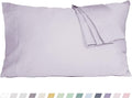Pillow Cases, King Size Cotton Percale Weave Pillowcases, Pre-Shrunk Breathable by HOMTEC