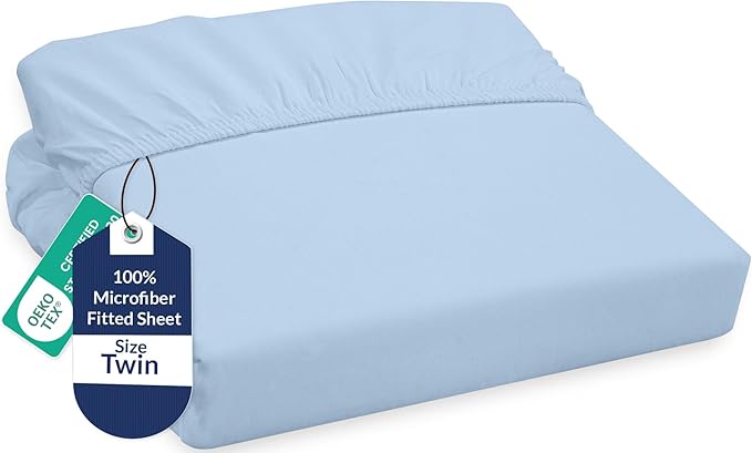 Royale Linens Fitted Sheet Twin by ROYALELINENS