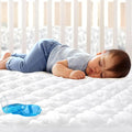 Crib Mattress Protector Sheets Fitted Waterproof Crib Mattress Pad Cover by Bilobanbabybedding