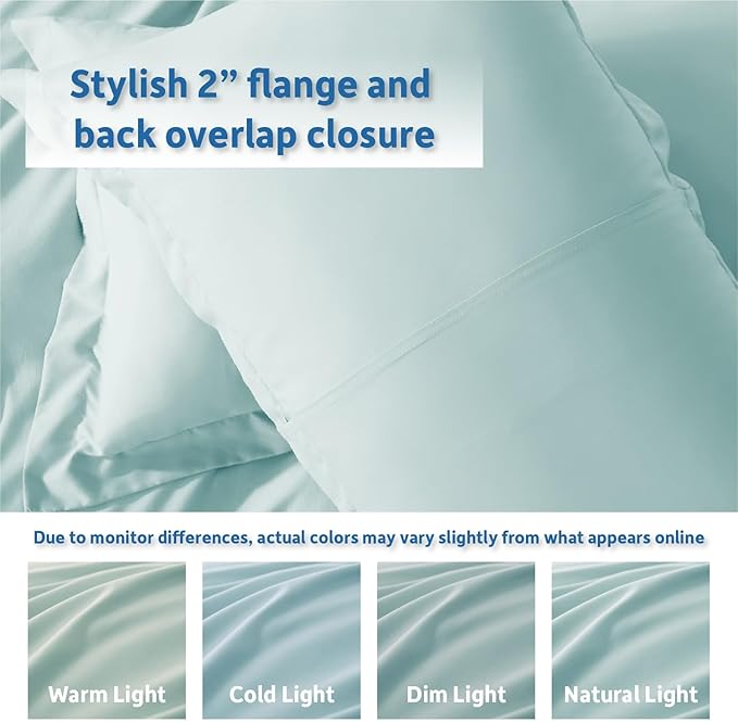 Nestl Light Blue California King Duvet Cover Sets - Image 8