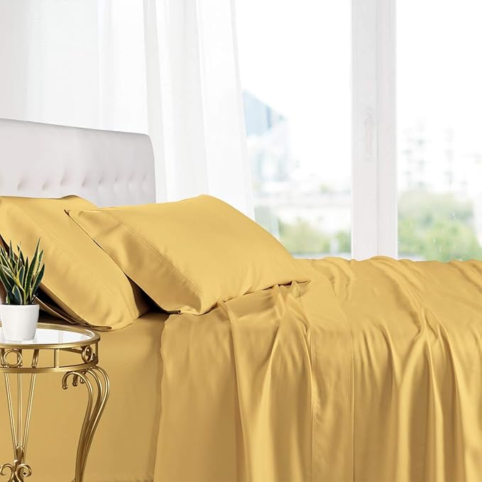 Royal Hotel Bedding 100% Natural Viscose Made from Bamboo Pillowcases, Soft - Image 3