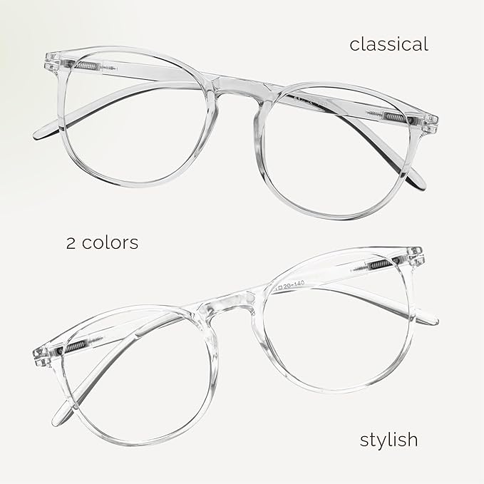 IBOANN Blue Light Glasses for Woman/Men, Fashion Blue Light Glasses Men - Image 6