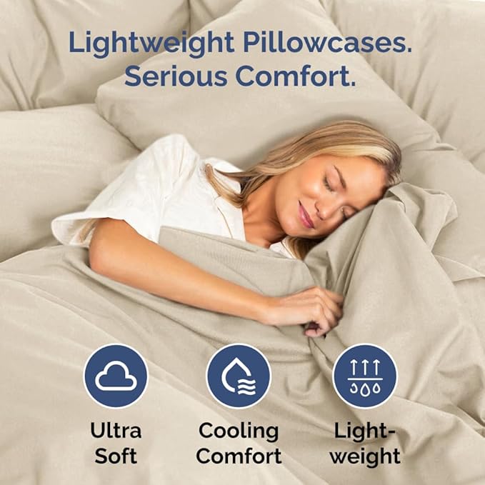 Queen Pillow Cases Set of 2 - Image 3