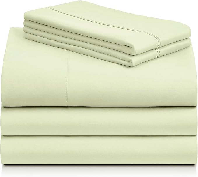 LuxClub 5 PC Sheet Set Bed Sheets Deep Pockets 16" Eco Friendly Wrinkle Free - Image 8