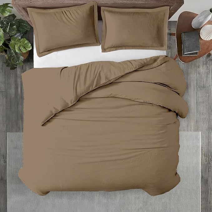 Kotton Culture 3 Pc 120" x 98" Duvet Cover Set Oversized King 100% Egyptian by KottonCulture