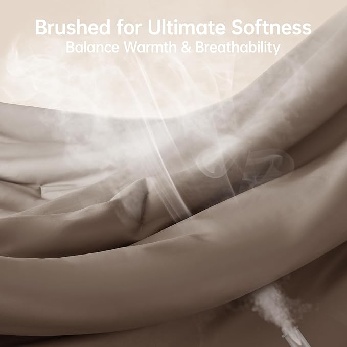 MUXHOMO Full Comforter Sets, All Season Ultra Soft Down Alternative Bedding - Image 3